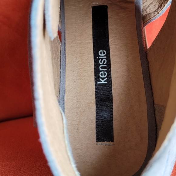 Kensie Aura Leather Ankle Boot Women Size 8m - Picture 10 of 12